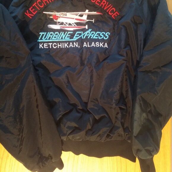 Vintage Ketchikan Air Service Turbine Express Fleece Lined Jacket - Picture 8 of 8